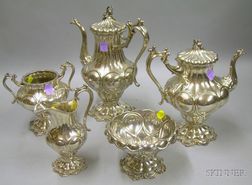 Five-Piece Reed & Barton Silver Plated Tea and Coffee Service